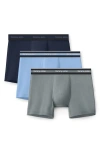 Tommy John 3-pack Comfort Micro 4-inch Boxer Briefs In Multi