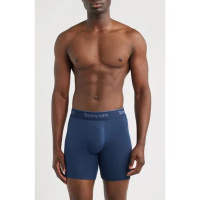 Tommy John 3-pack Second Skin 6-inch Stretch Modal Boxer Briefs In Blue