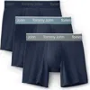 Tommy John 3-pack Second Skin 6-inch Stretch Modal Boxer Briefs In Blue