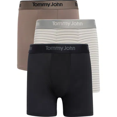 Tommy John 3-pack Second Skin 6-inch Stretch Modal Boxer Briefs In Multi