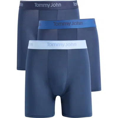 Tommy John 3-pack Second Skin 6-inch Stretch Modal Boxer Briefs In Multi