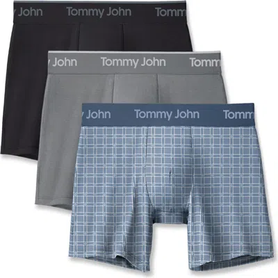 Tommy John 3-pack Second Skin 6-inch Stretch Modal Boxer Briefs In Multi