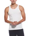 Tommy John Set Of 2 Stay-tucked Undershirt Tank In White