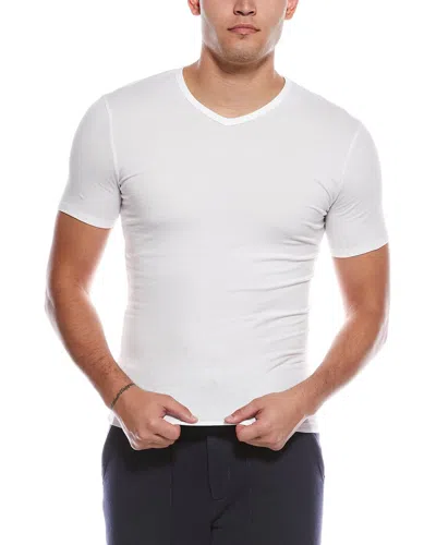 Tommy John 3pk Essential Cool V-neck Stay-tucked Undershirt In White