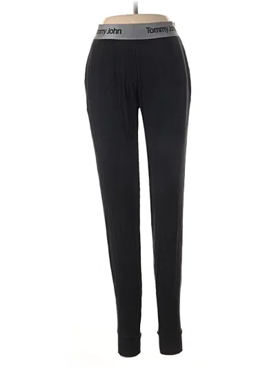 Pre-owned Tommy John Active Pants In Black