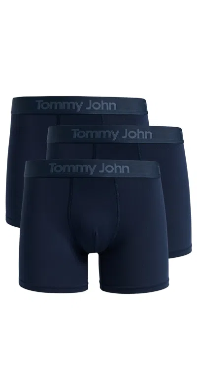 Tommy John Air Cool Mesh 4 Trunks 3-pack Dress Blues