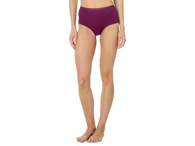 Tommy John Air Underwear Women's Dark Purple High Rise Brief Ddr1529