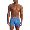 Tommy John Assorted 3-pack Second Skin 4-inch Stretch Modal Boxer Briefs In Blue