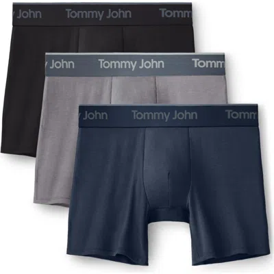 TOMMY JOHN TOMMY JOHN ASSORTED 3-PACK SECOND SKIN STRETCH MODAL BOXER BRIEFS