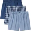Tommy John Assorted 3-pack Woven Cotton Boxers In Multi