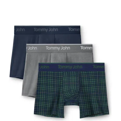 Tommy John Assorted 3-pack Second Skin 4-inch Stretch Modal Boxer Briefs In Multi