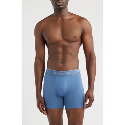 Tommy John Assorted 3-pack Second Skin 4-inch Stretch Modal Boxer Briefs In Brown