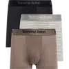 Tommy John Assorted 3-pack Second Skin 4-inch Stretch Modal Boxer Briefs In Multi