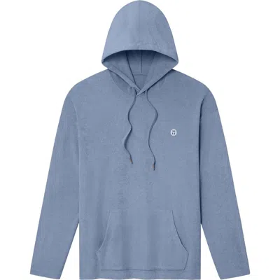 Tommy John Cabana Terry Hoodie In Blue