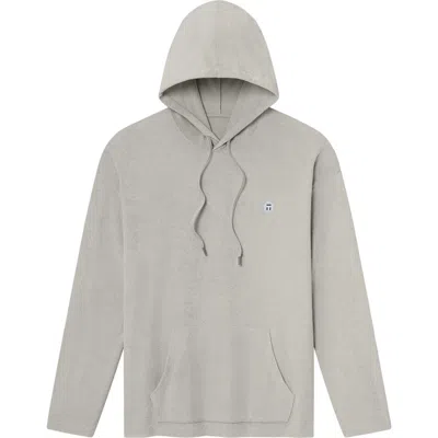Tommy John Cabana Terry Hoodie In Gray