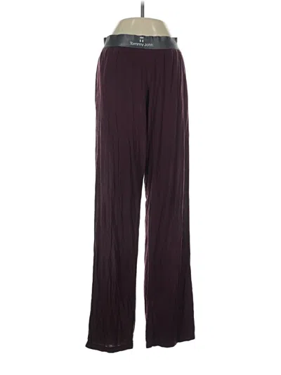 Pre-owned Tommy John Casual Pants In Burgundy