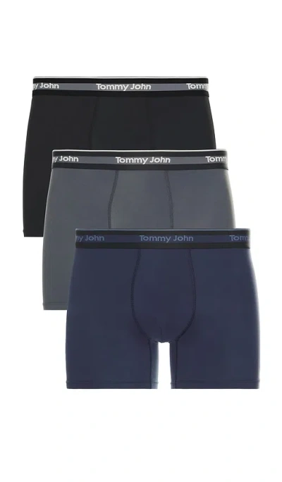 Tommy John Comfort Micro 3 Pack 4 Boxer Brief In Multi