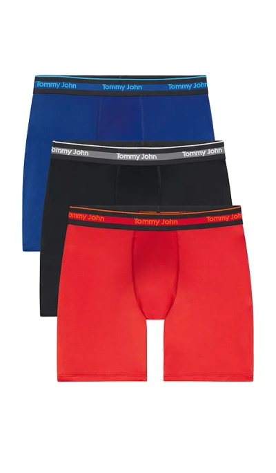 Tommy John Comfort Micro 3 Pack 6 Boxer Brief In Multi