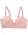 Tommy John Comfort Smoothing Lightly Lined Bra In Pink