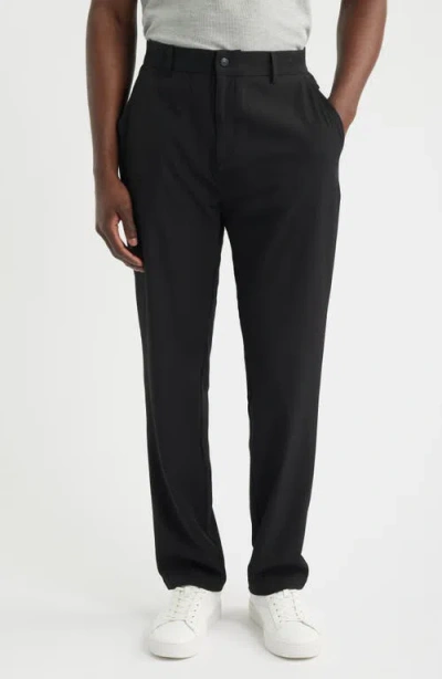 Tommy John Commuter Straight Leg Pants In Black