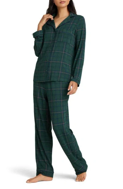 Tommy John Long Pajamas In Green