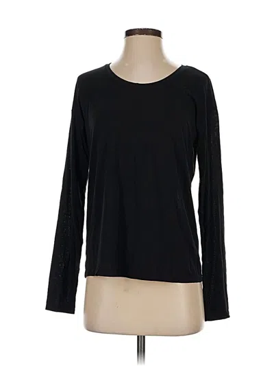 Pre-owned Tommy John Long Sleeve T-shirt In Black