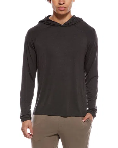 Tommy John Lounge Hoodie In Gray