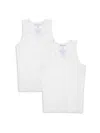 TOMMY JOHN MEN'S 2-PACK CLASSIC FIT SOLID UNDERSHIRTS