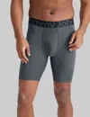 Tommy John Men's 360 Sport Boxer Brief 8" In Gray
