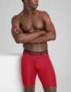 Tommy John Men's 360 Sport Boxer Brief 8" In Red
