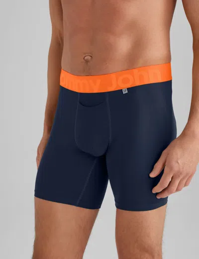 Tommy John Men's 360 Sport Mid-length Boxer Brief 6" In Multi