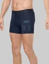Tommy John Men's 360 Sport Trunk 4" Boxer Brief In Blue