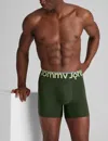 Tommy John Men's 360 Sport Trunk 4" Boxer Brief In Green