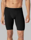 Tommy John Men's Air Boxer Brief 8" In Black