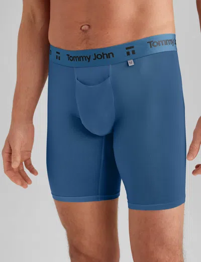 Tommy John Men's Air Boxer Brief 8" In Blue