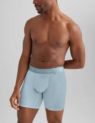 Tommy John Men's Air Mid-length Boxer Brief 6" In Blue