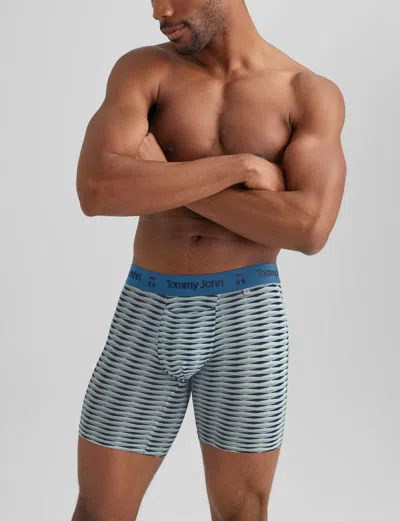 Tommy John Men's Air Mid-length Boxer Brief 6" In Multi