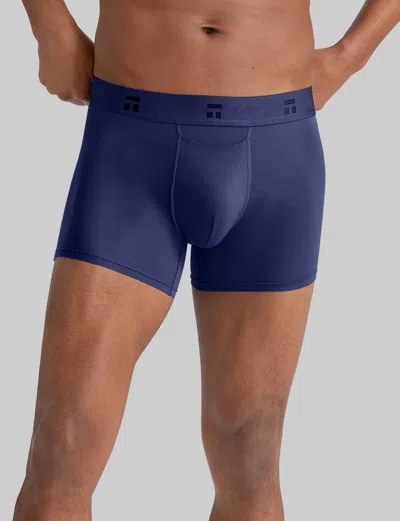 Tommy John Men's Air Trunk 4" Boxer Brief In Blue