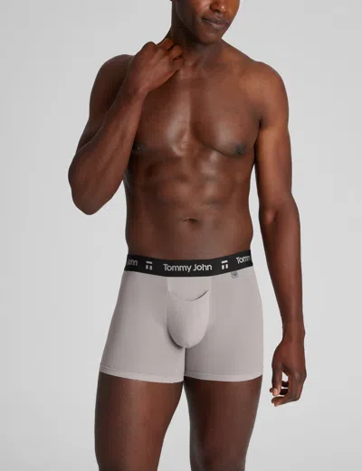 Tommy John Men's Air Trunk 4" Boxer Brief In Gray