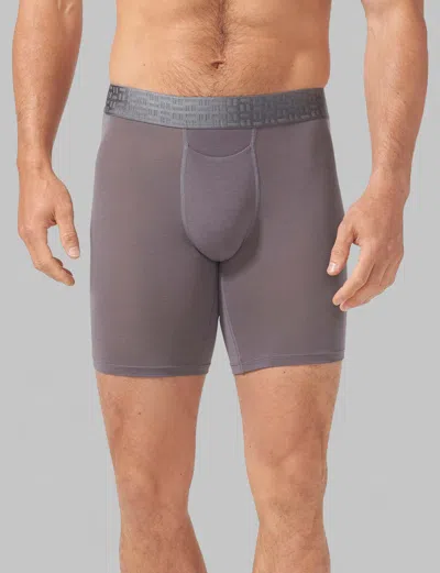 Tommy John Men's Apollo Boxer Brief 8" In Gray
