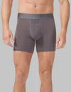Tommy John Men's Apollo Mid-length Boxer Brief 6" In Gray