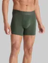 Tommy John Men's Apollo Trunk 4" Boxer Brief In Green