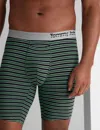 Tommy John Men's Cool Cotton Boxer Brief 8" In Green