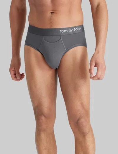 Tommy John Men's Cool Cotton Brief In Gray