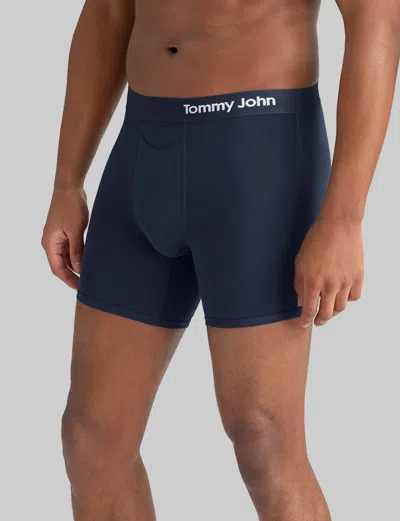 Tommy John Men's Cool Cotton Mid-length Boxer Brief 6"
