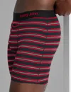 Tommy John Men's Cool Cotton Mid-length Boxer Brief 6" In Red