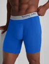 Tommy John Men's Cool Cotton Mid-length Boxer Brief 6" In Blue
