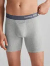 Tommy John Men's Cool Cotton Mid-length Boxer Brief 6" In Gray