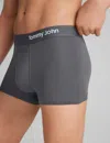 Tommy John Men's Cool Cotton Square Cut 2" Boxer Brief In Gray
