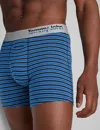Tommy John Men's Cool Cotton Trunk 4" Boxer Brief In Blue